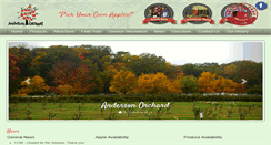 Desktop Screenshot of andersonorchard.com