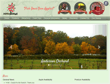 Tablet Screenshot of andersonorchard.com